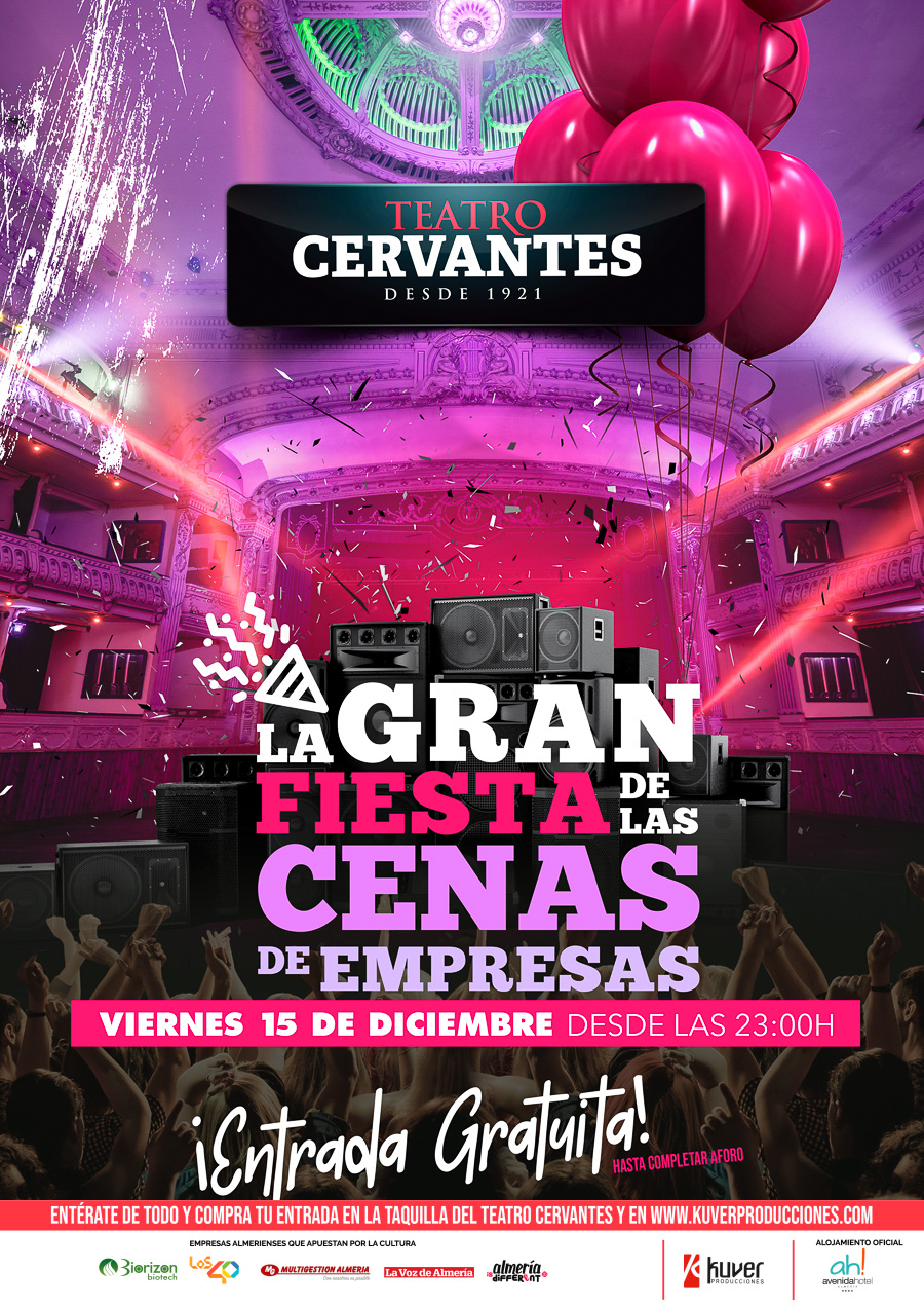 LA GRAN FIESTA DE LAS CENAS DE EMPRESAS Kuver Producciones Todo En